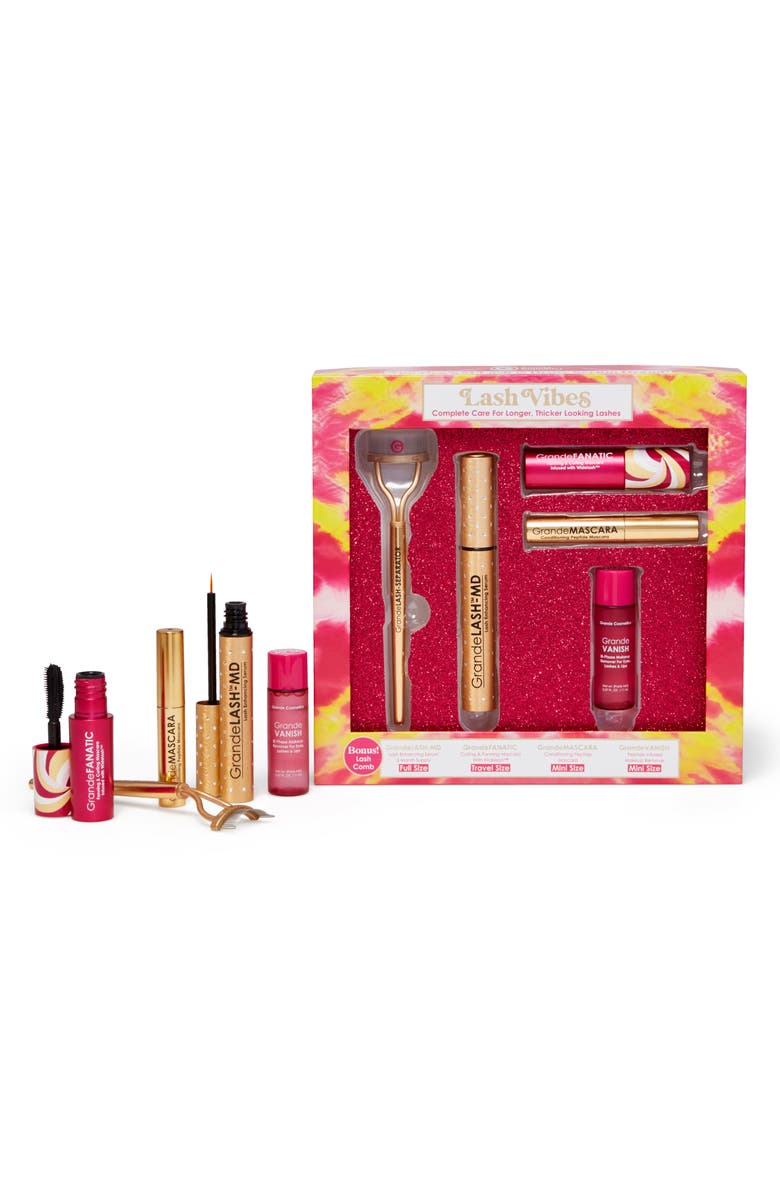 Grande Cosmetics Lash Vibes Set $117 Value, Alternate, color, 