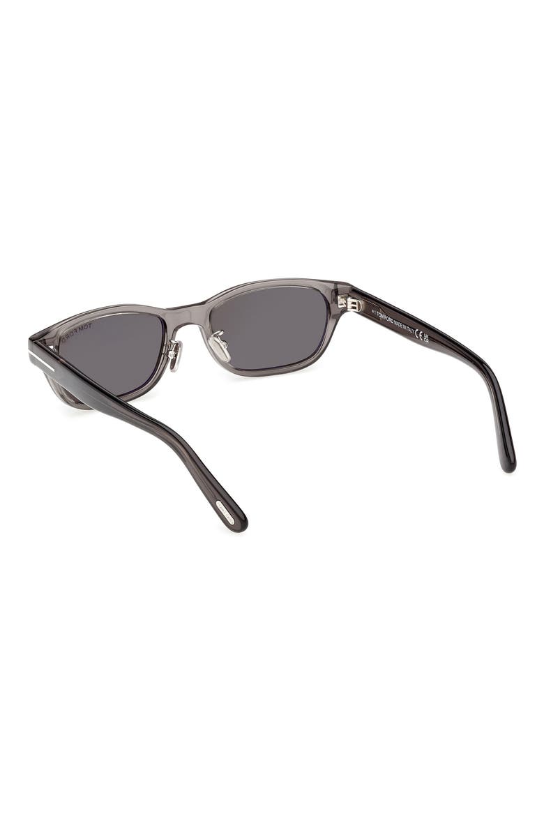 52mm Rectangular Sunglasses, Alternate, color, GREY/ OTHER / GREEN