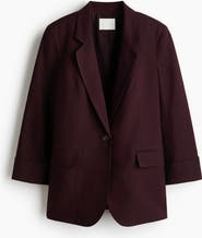 H&M Linen-blend Blazer