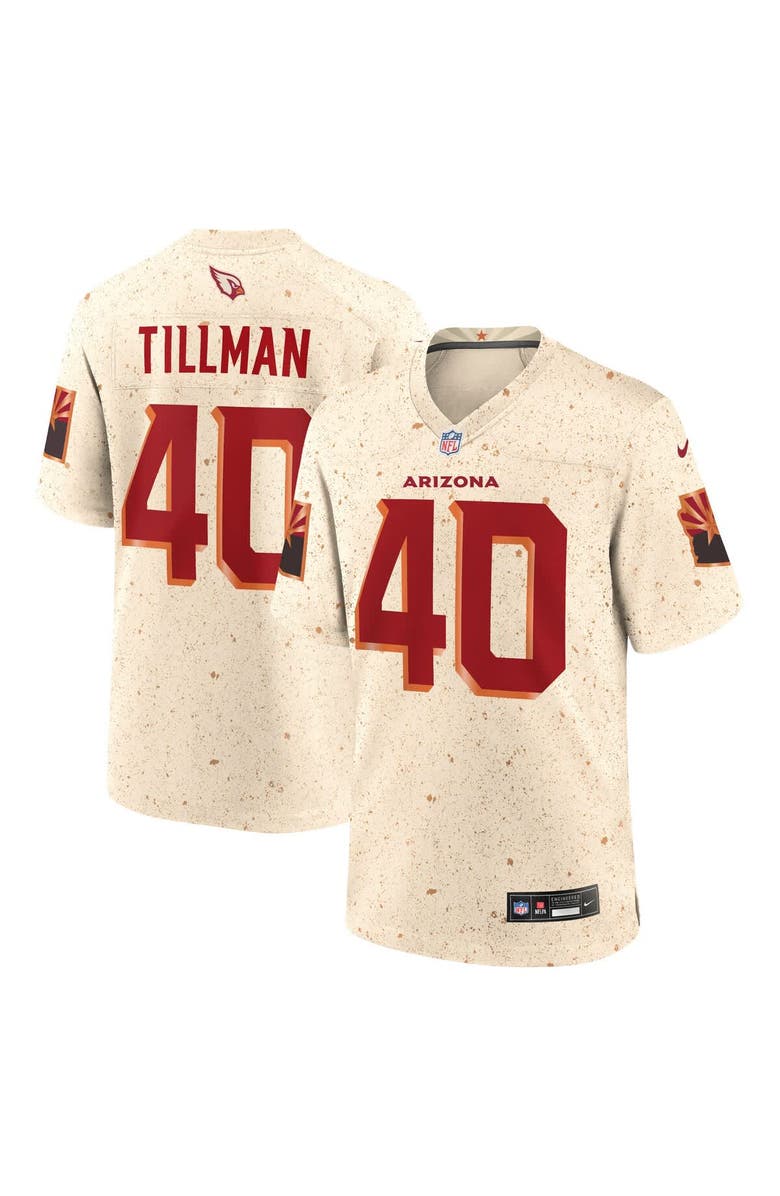 Nike Men's Nike Pat Tillman Natural Arizona Cardinals 2025 Rivalries Collection Retired Player Game Jersey, Main, color, Natural