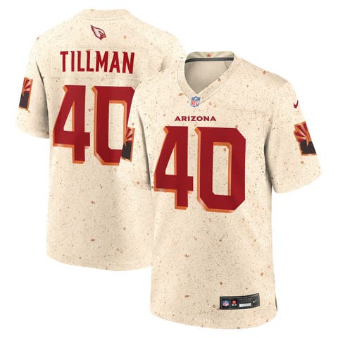 Men's Nike Pat Tillman Natural Arizona Cardinals 2025 Rivalries Collection Retired Player Game Jersey