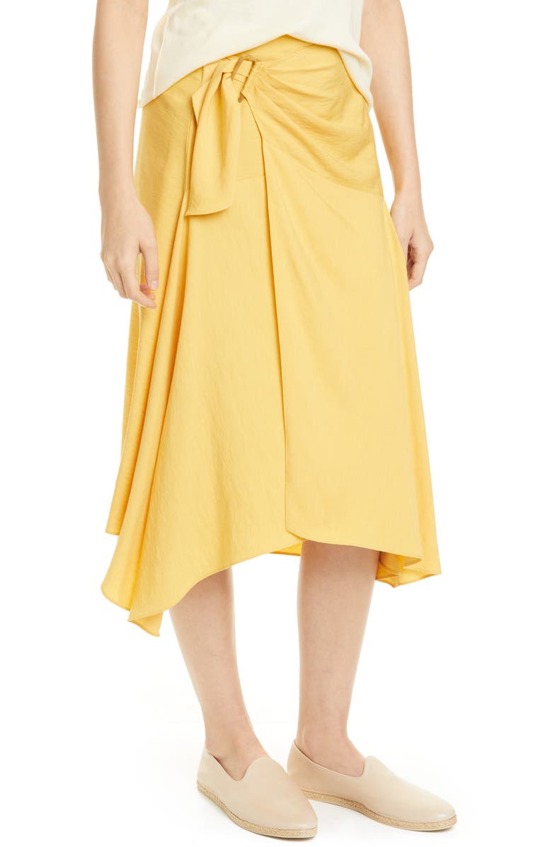 Vince Side Buckle Drape Skirt, Alternate, color,