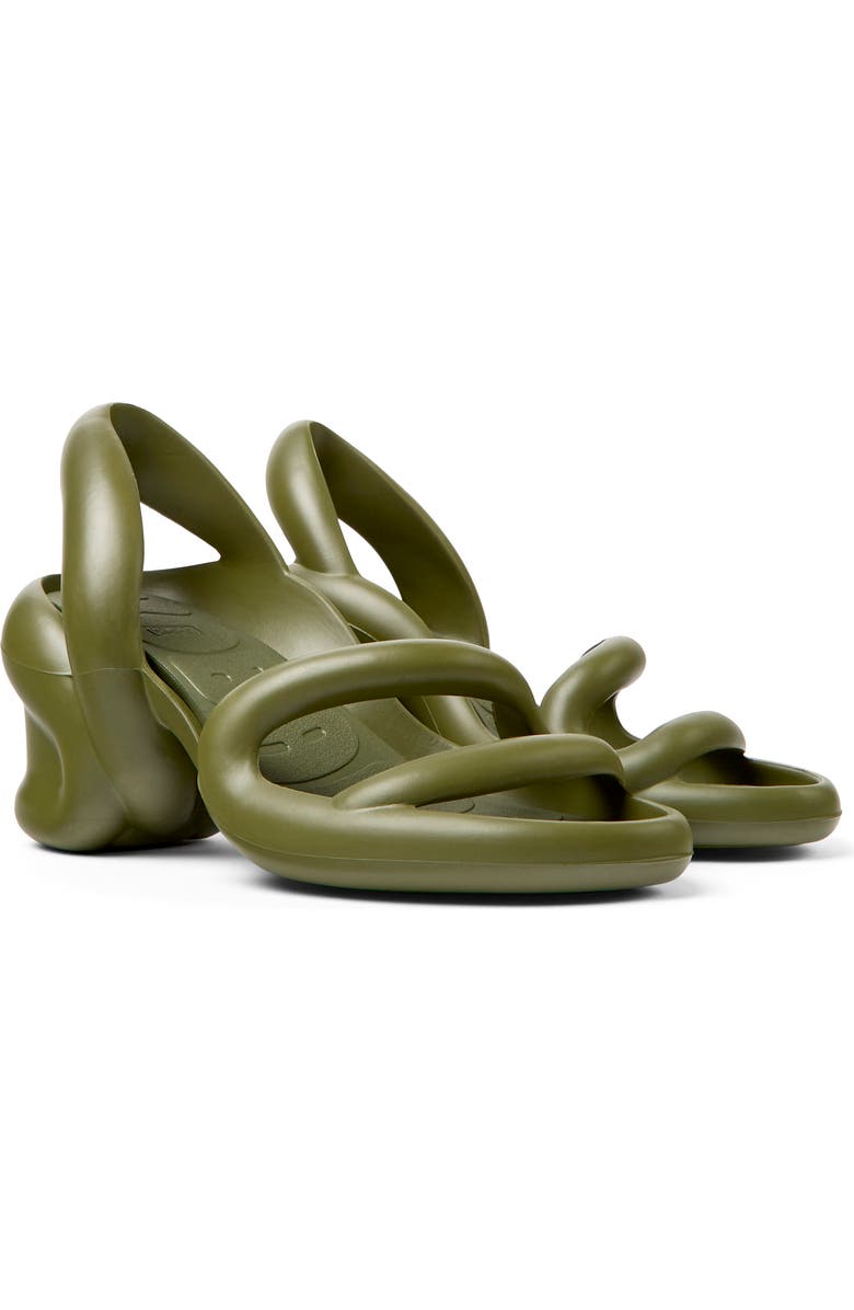 Camper Kobarah Slingback Sandal, Main, color, Medium Green