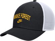 Nike Men's Nike Black Wake Forest Demon Deacons Vintage Arch Rise Performance Trucker Adjustable Hat