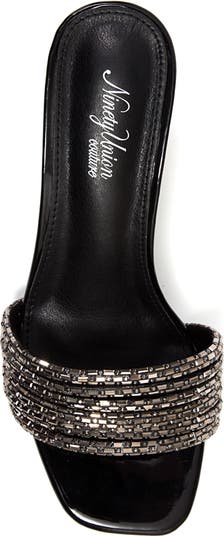 Sassy Crystal Slide Sandal