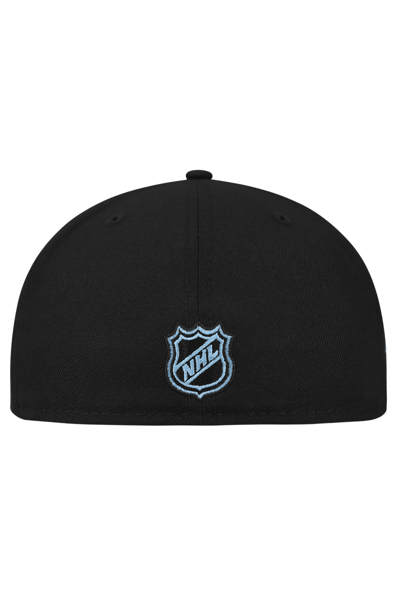 Men's New Era  Black Utah Mammoth Team Secondary 59FIFTY Fitted Hat, Alternate, color, Black