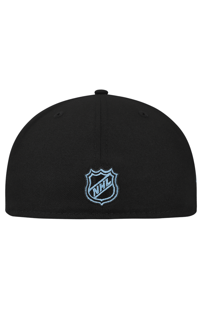 New Era Men's New Era Black Utah Mammoth Team Secondary 59FIFTY Fitted Hat, Alternate, color, Black