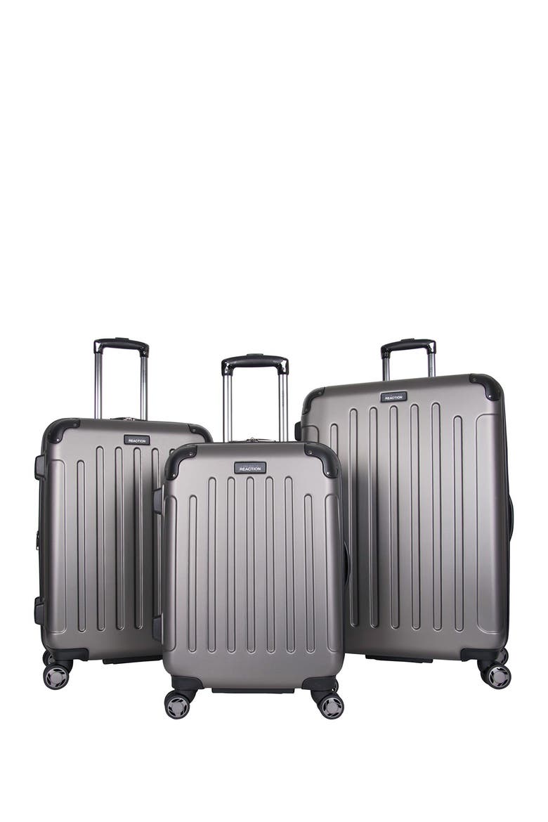 Renegade 3-Piece Lightweight Hardside Expandable Luggage Set, Main, color, SILVER