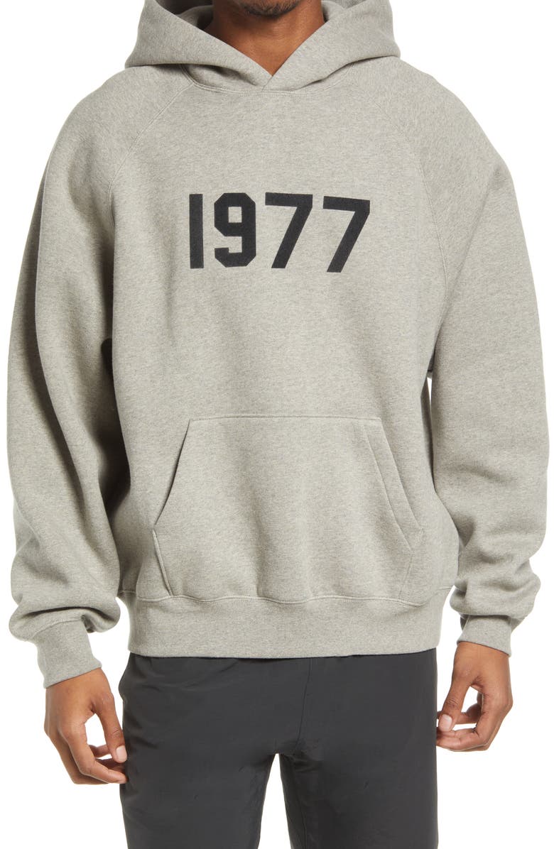 Fear of God Essentials Essentials Cotton Blend Hoodie, Main, color, 