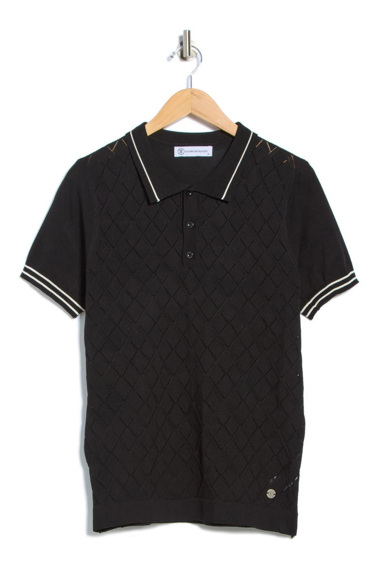 Short Sleeve Knit Sweater, Alternate, color, BLACK