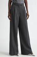 ST. JOHN Pinstripe Luxe Suiting Pants