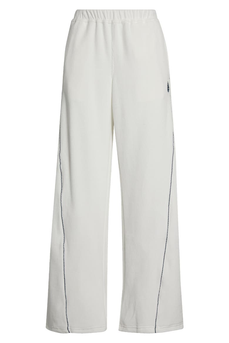 Chalet All Day Velour Straight Leg Pants, Main, color, WHITE