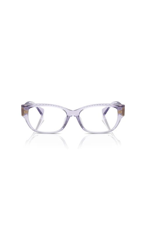 Ralph 55mm Oval Optical Glasses In Purple