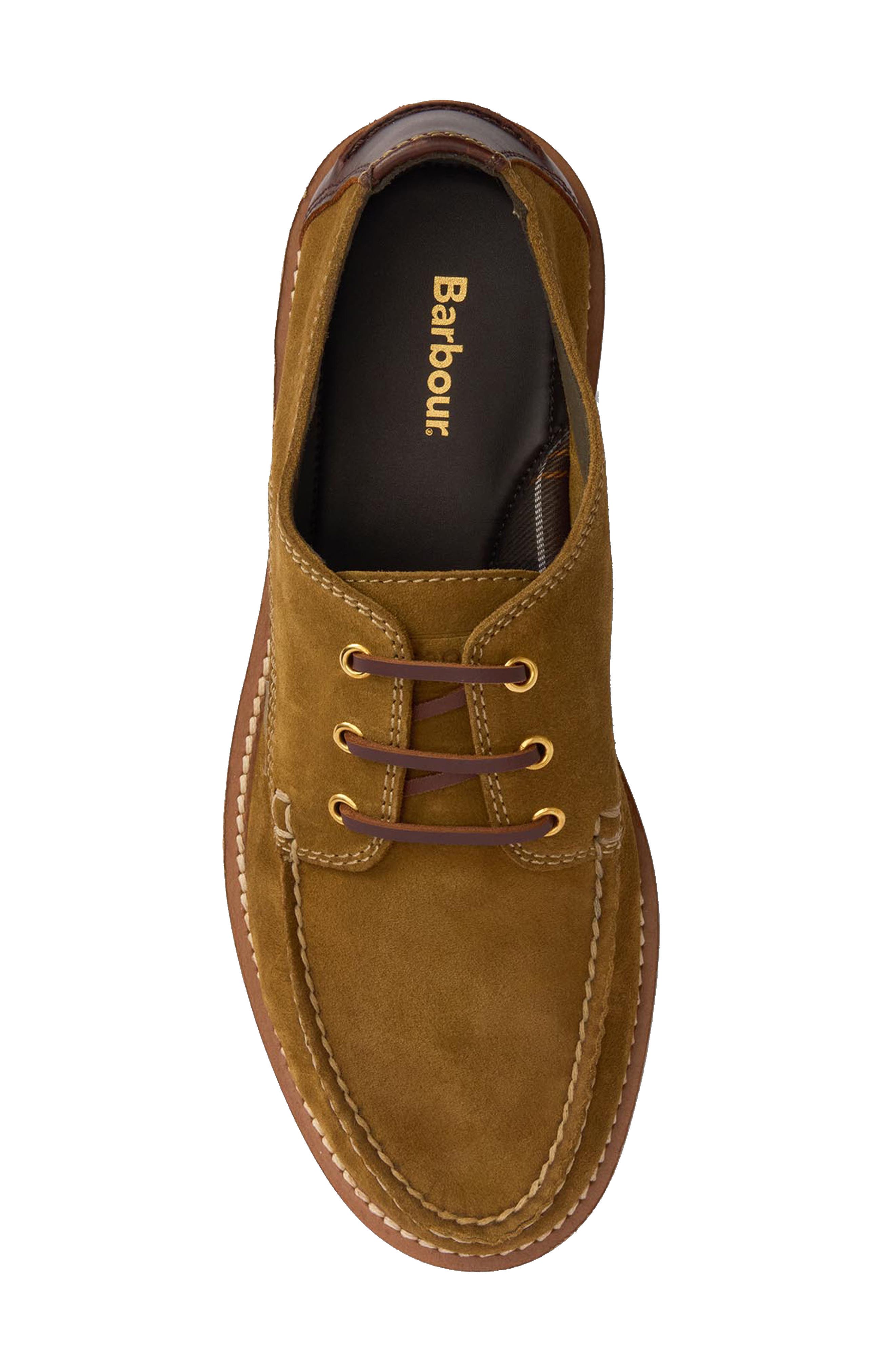 Barbour Aydon Derby, Alternate, color, Toffee Suede