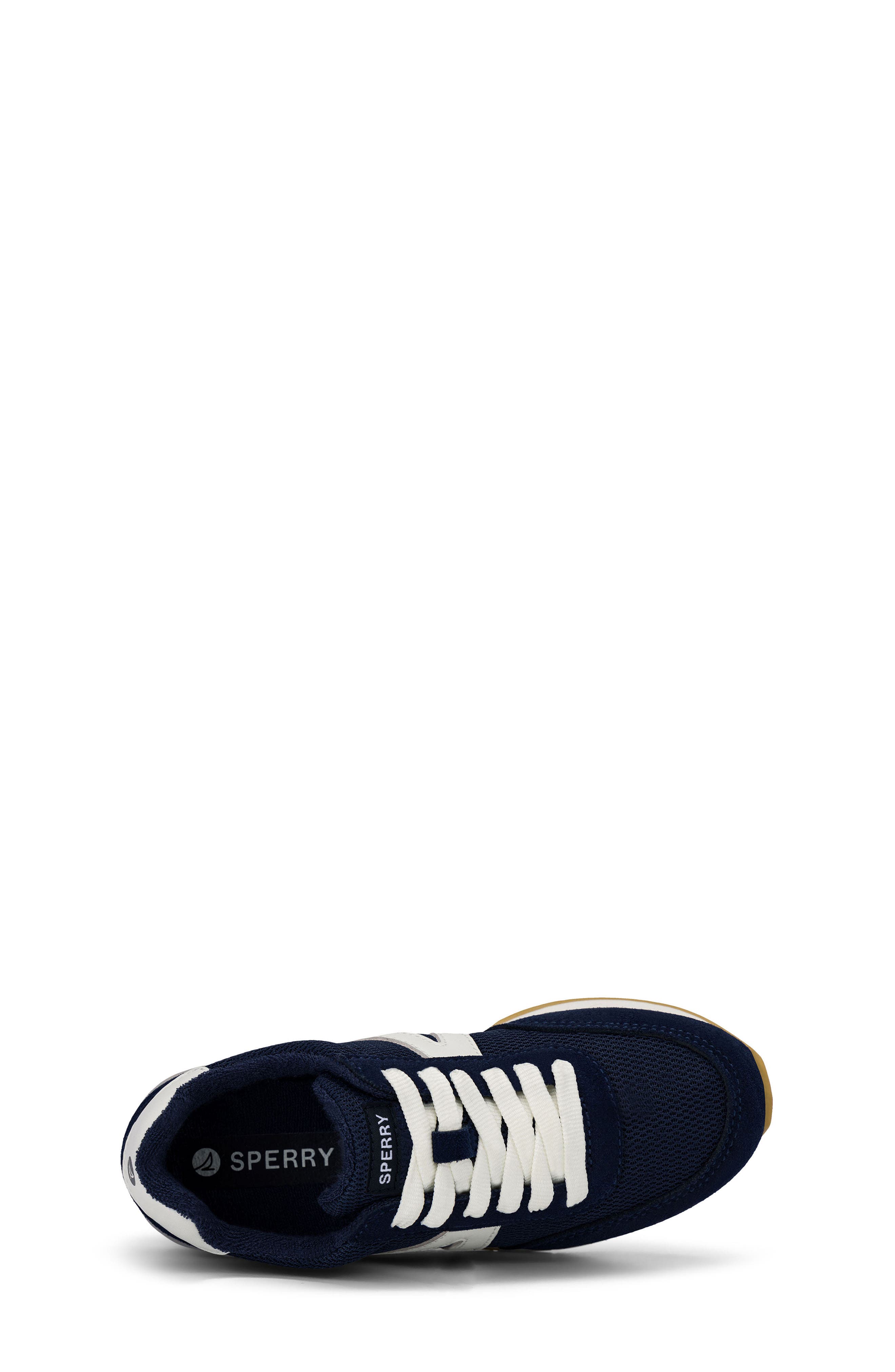 Kids' Top Sail Retro Sneaker, Alternate, color, NAVY