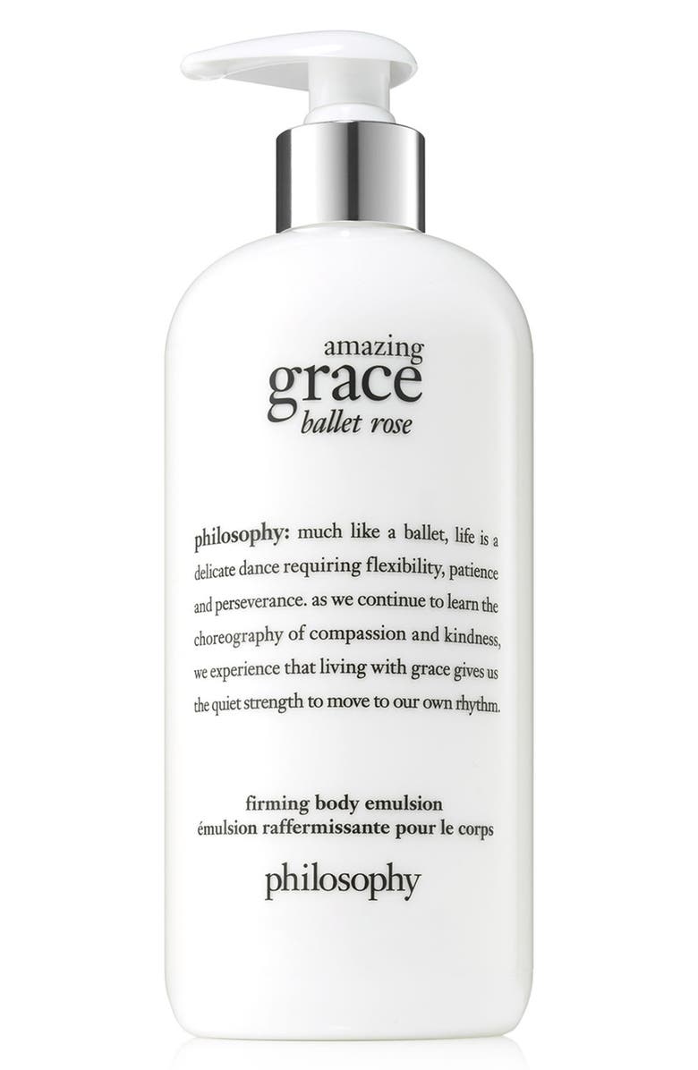 philosophy amazing grace ballet rose firming body emulsion, Main, color,