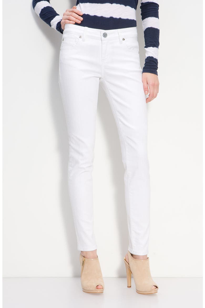 Skinny Jeans, Main, color, WHITE