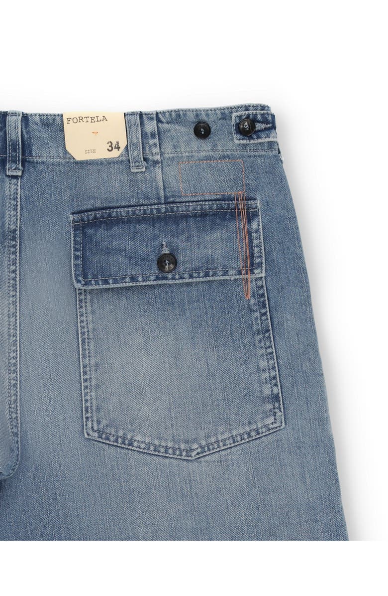 Fortela Bleach Wash Denim Pants, Alternate, color, D240