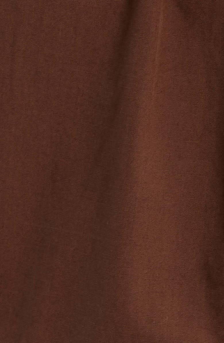 Damson Madder Ebba Cutout Detail Organic Cotton Dress, Alternate, color, Chocolate