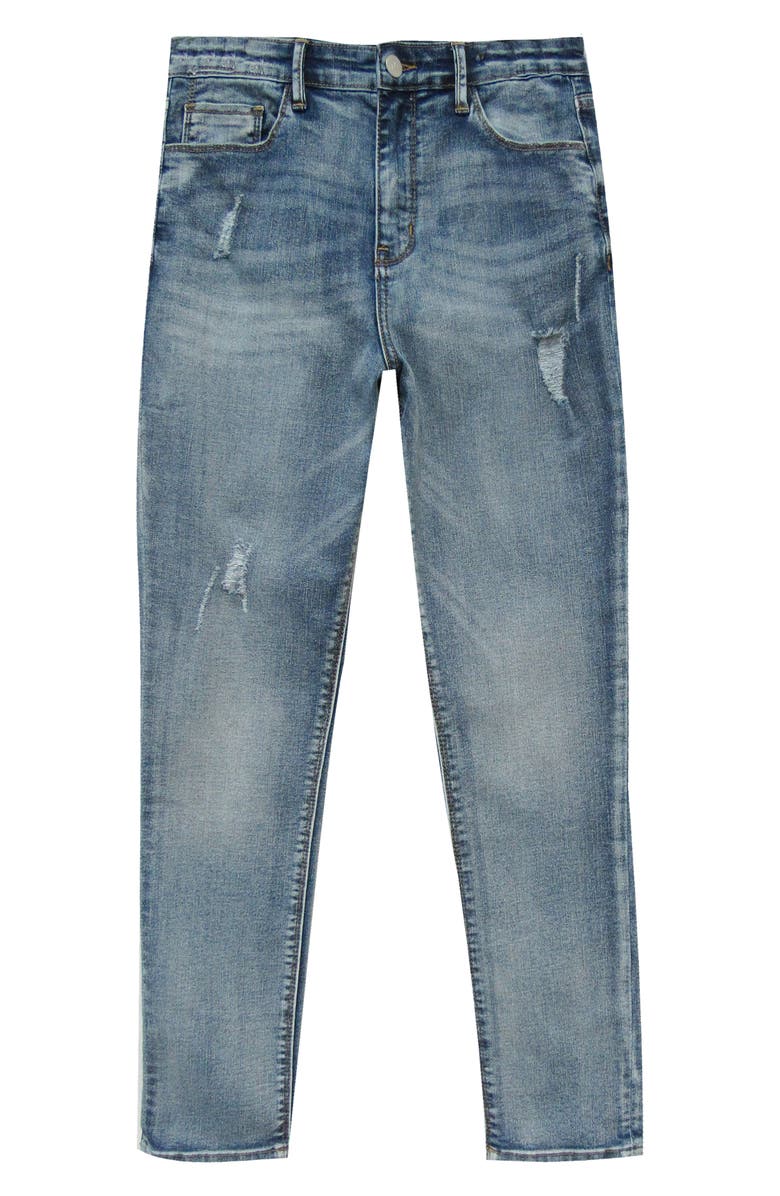 Karen Kane High Waist Ankle Skinny Jeans, Alternate, color, 