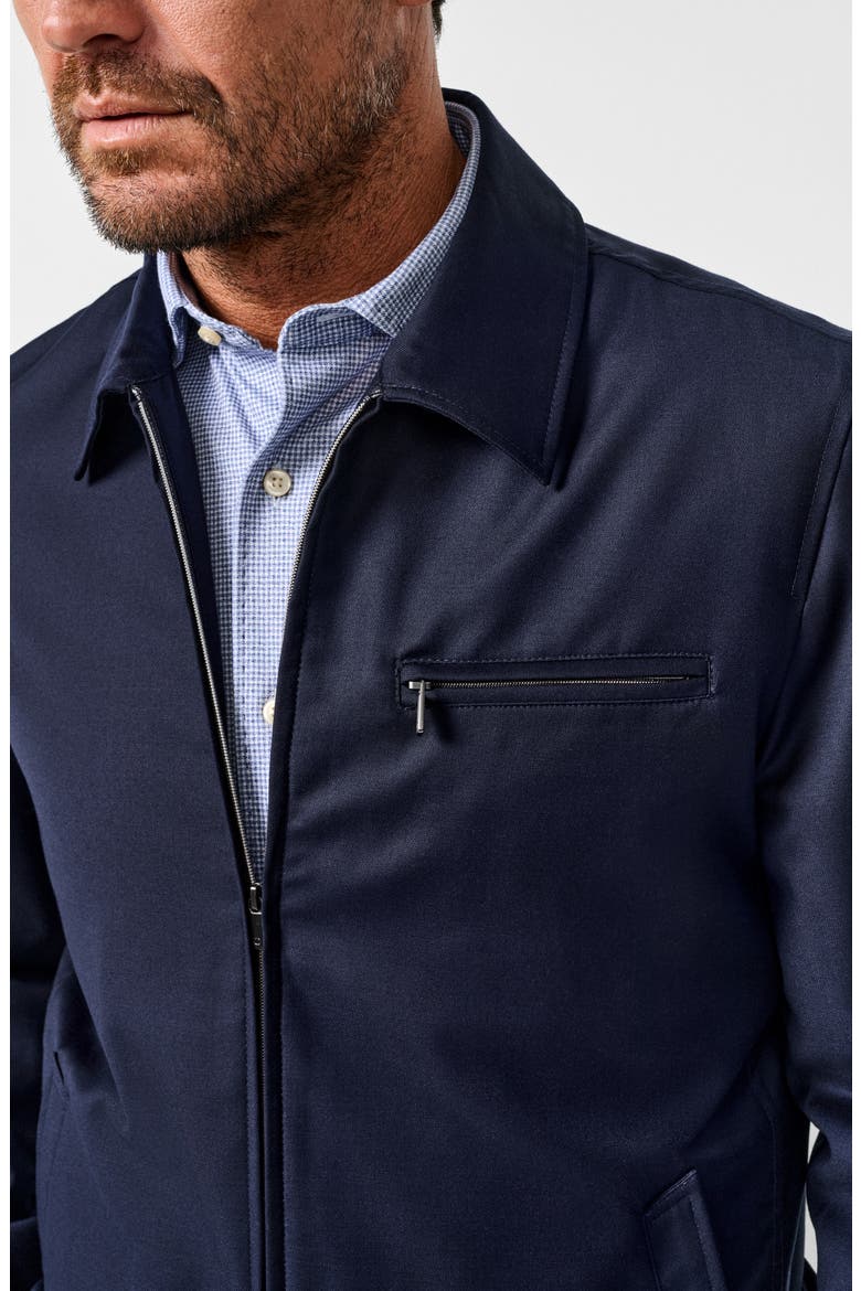 Harrington Wool Jacket, Alternate, color, NAVY