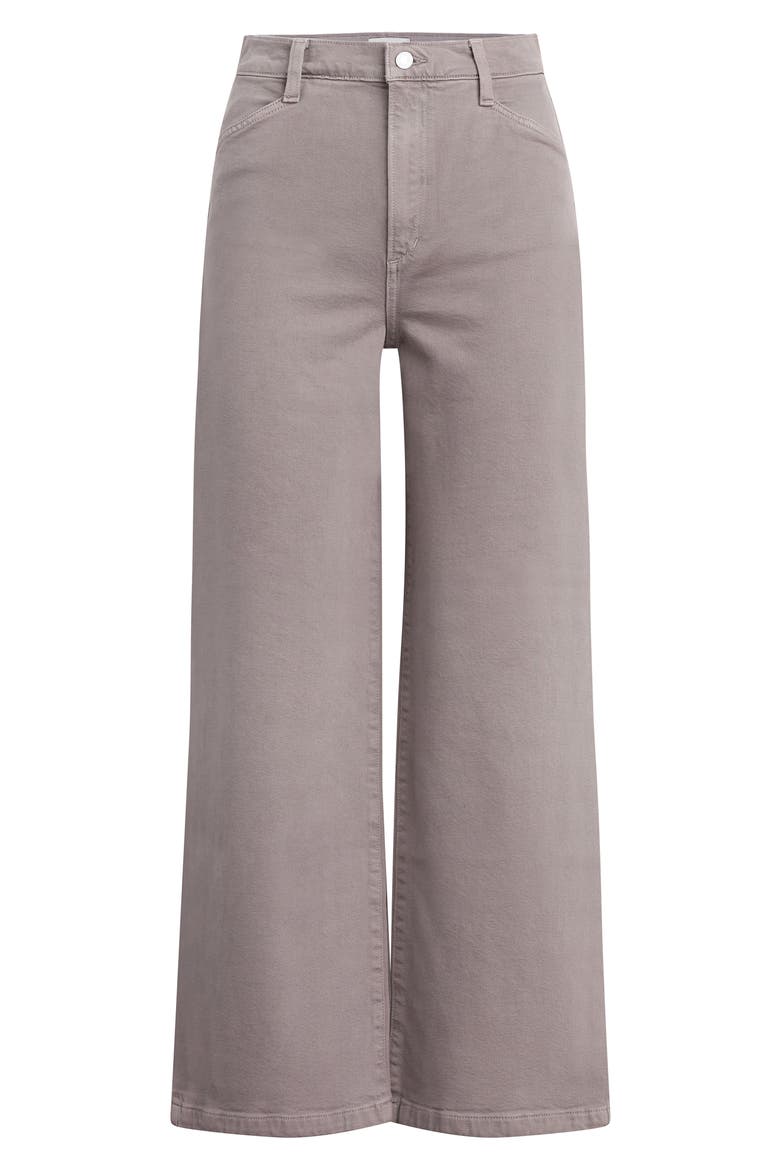 The Mischa Super High Waist Wide Leg Jeans, Alternate, color, SOFT TAUPE