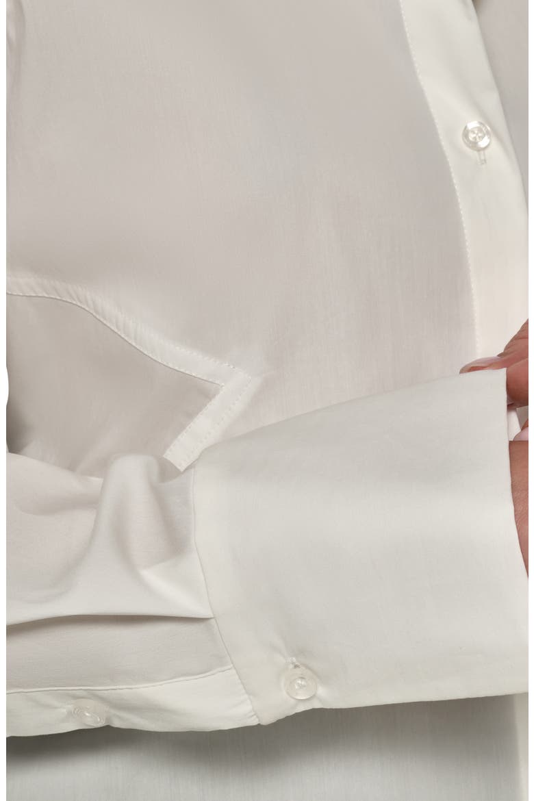 High-Low A-Line Tunic, Alternate, color, CREAM