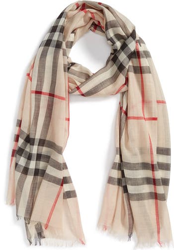 Nordstrom burberry scarf cashmere hotsell