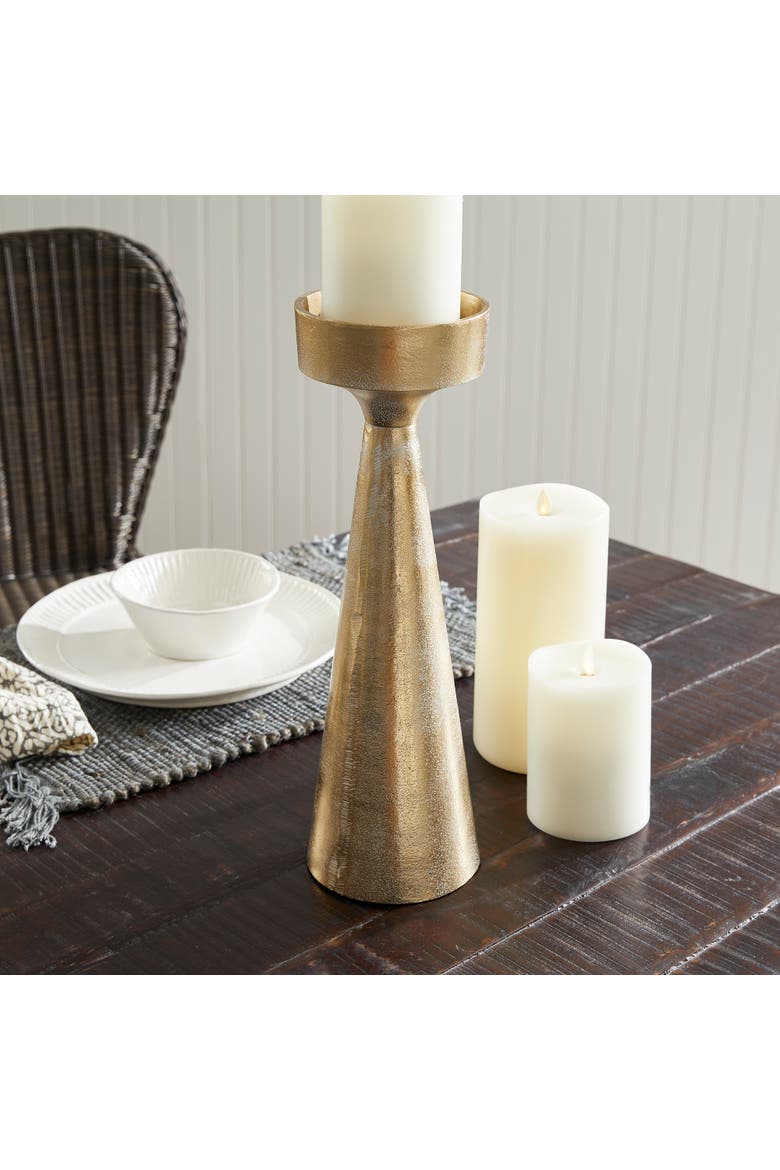 Florence Candle Stand Large, Alternate, color, Gold