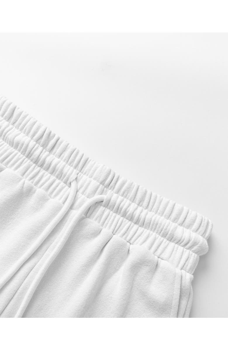 JUANA Hemp Essentials Fleece Shorts, Alternate, color, White