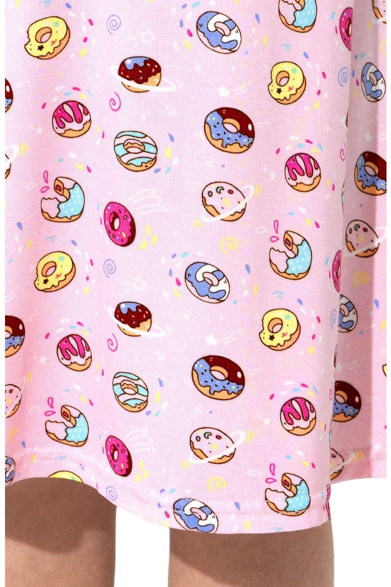 Kids' Pink Space Donut Dress, Alternate, color, Pink Donut