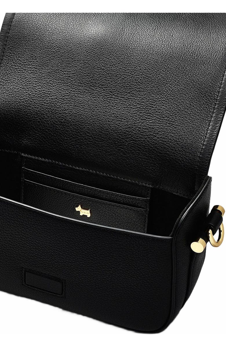 Radley Bathurst Mews Small Flapover Crossbody Bag, Alternate, color, Black