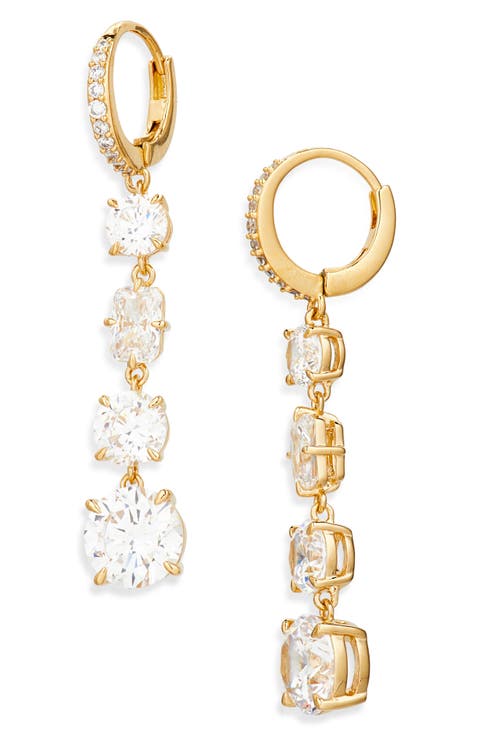 Stellar Linear Drop Earrings