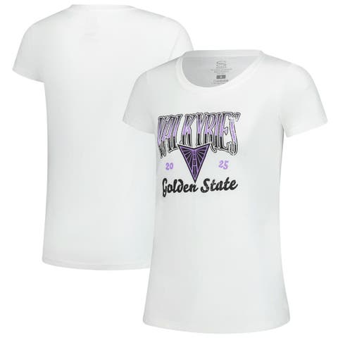 Women's Stadium Essentials White Golden State Valkyries Sky High T-Shirt