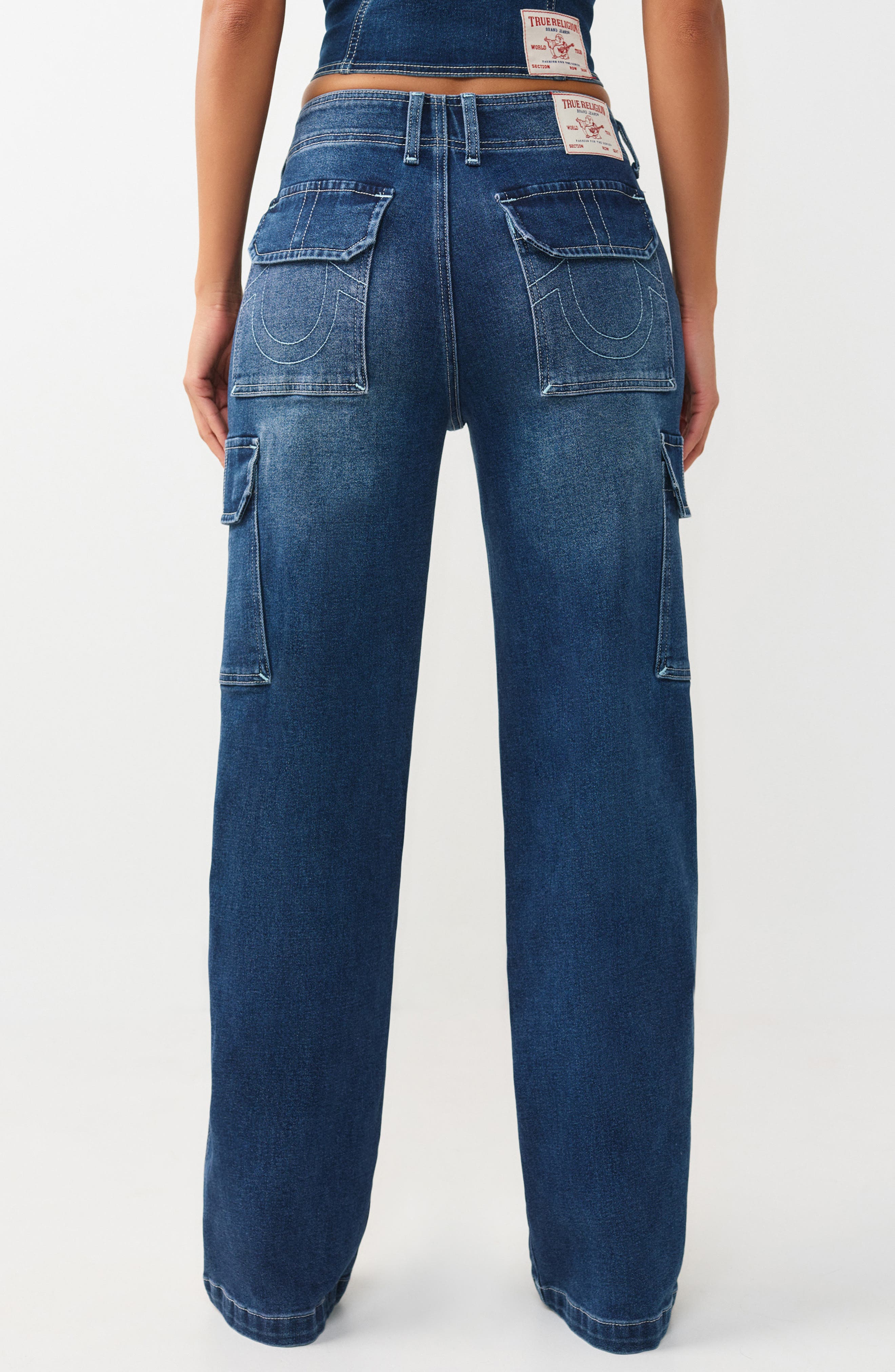 Cargo Straight Leg Jeans - image 2