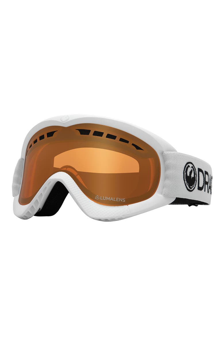 DXS 60mm Cylindrical Snow Goggles, Alternate, color, WHITE LLAMBER