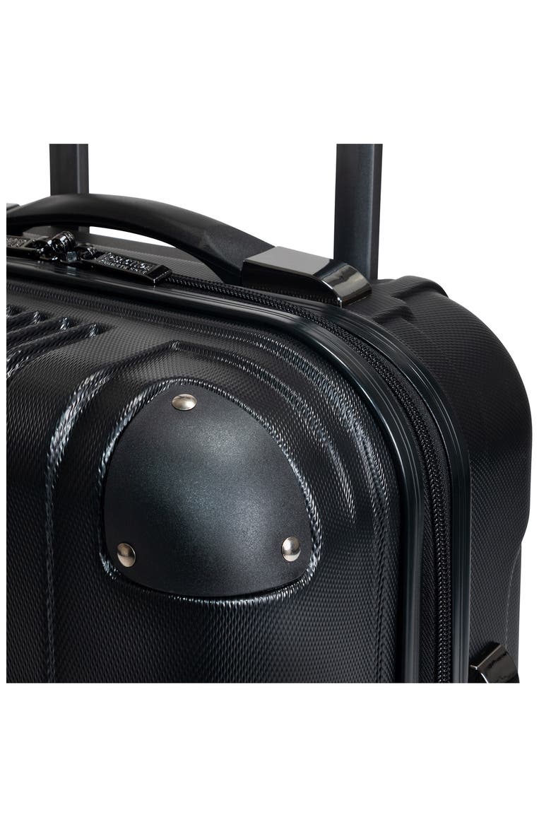 Out of Bounds 28" Lightweight Hardside 4-Wheel Spinner Luggage, Alternate, color, BLACK