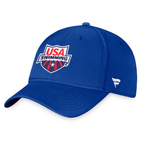 Men's Fanatics Branded Royal USA Swimming Flex Fit Hat