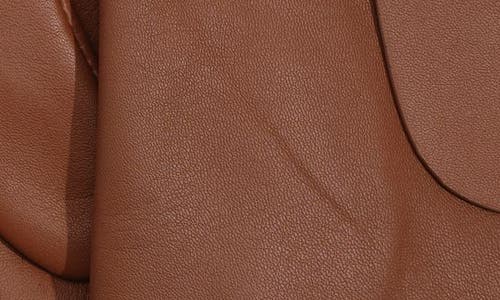 Ralph Lauren Lauren  Saddle Buckle Leather Gloves In Brown