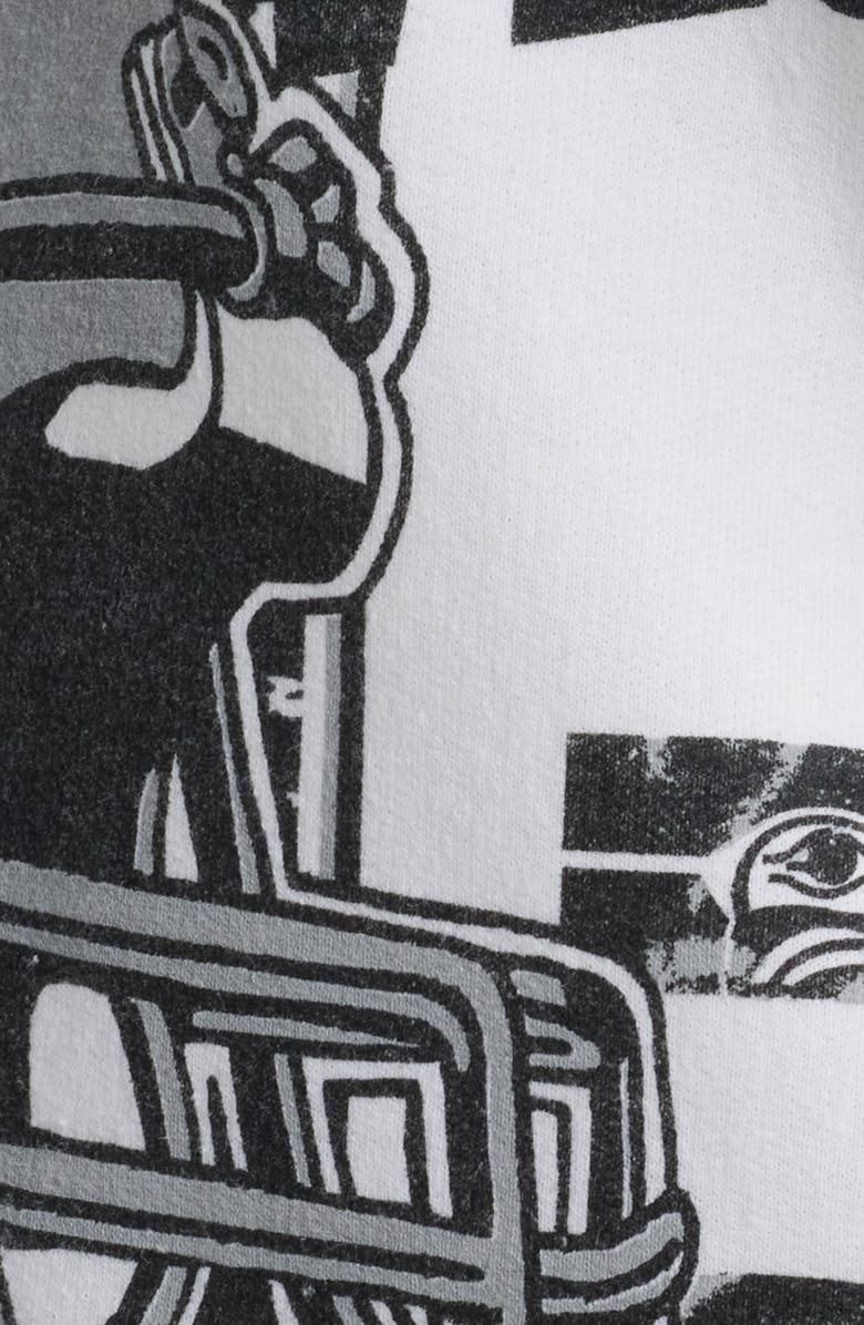 Junk Food NFL Seahawks Conversion Graphic Sweatshirt, Alternate, color, White