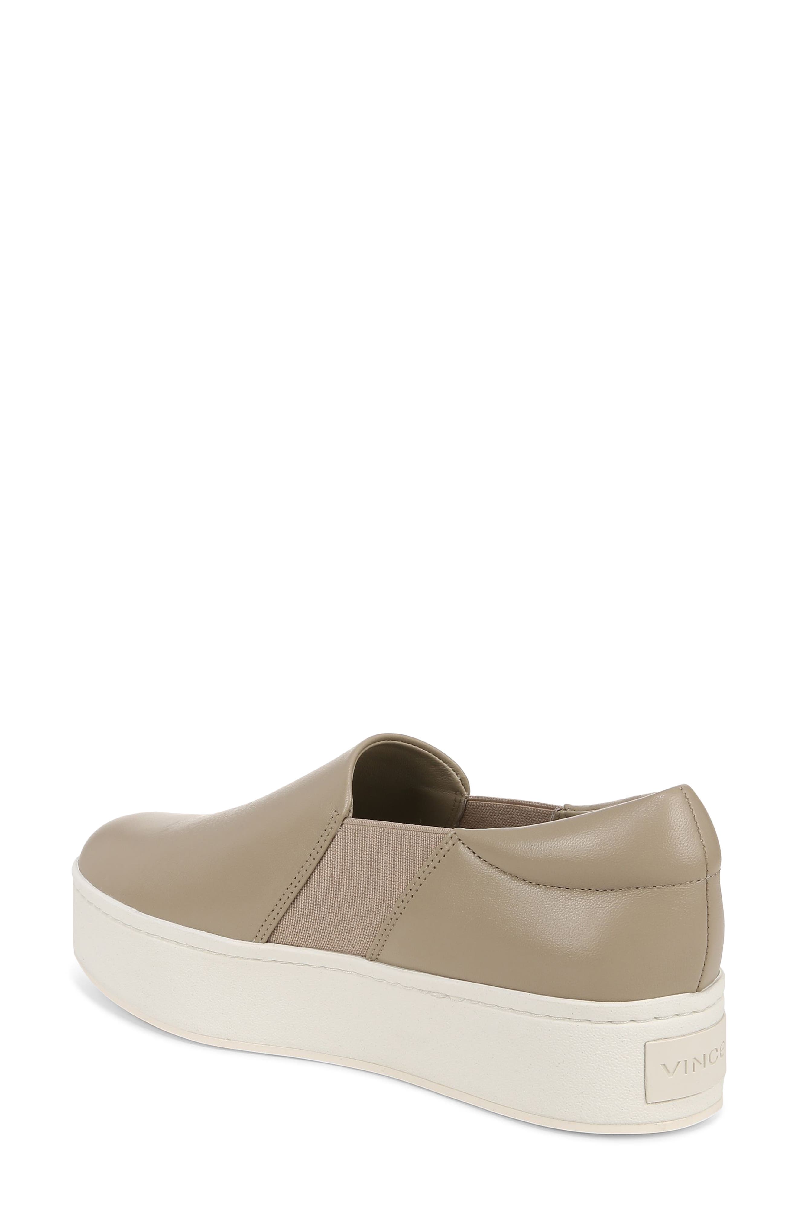 Warren Platform Slip-On Sneaker, Alternate, color, LTSTRAW