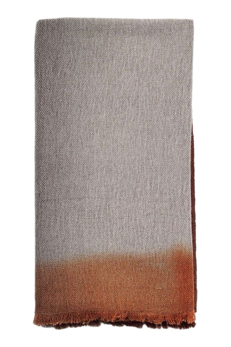 Handloom Handspun Merino Throw, Alternate, color, Brown