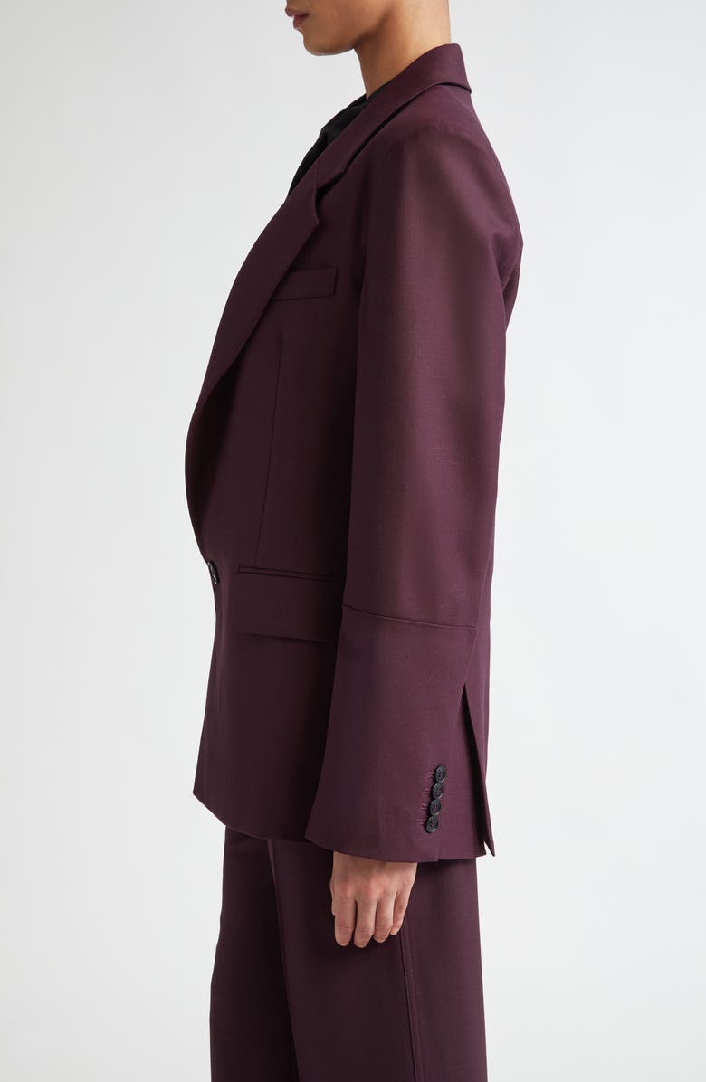 Victoria Beckham Sleeve Detail Gabardine Blazer, Alternate, color,