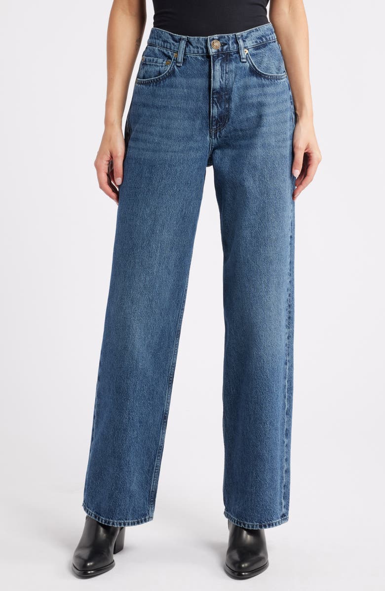 rag & bone Shea High Rise Relaxed Straight Leg Jeans, Main, color, Adeline