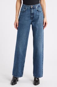 rag & bone Shea High Rise Relaxed Straight Leg Jeans