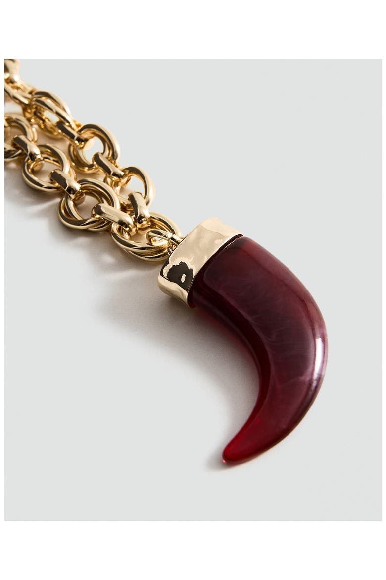 Resin Pendant Necklace, Alternate, color, GOLD