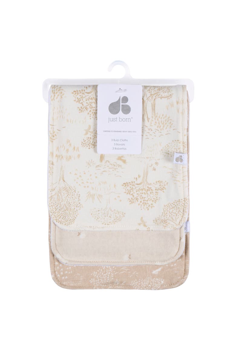 Tan Burp Cloths Set, One Size, Alternate, color, Nature Tan
