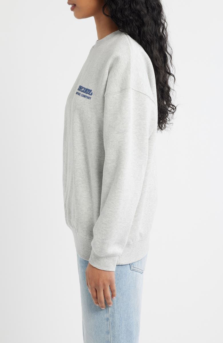 Rip Curl Surf Puff Logo Sweatshirt, Alternate, color, Grey Marle/ Navy