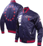 PRO STANDARD Men's Pro Standard Navy Philadelphia 76ers 2023/24 City Edition Satin Full-Snap Jacket
