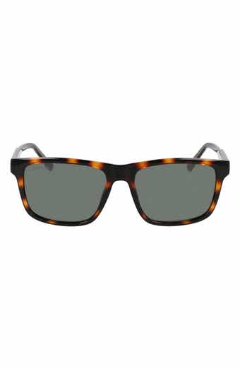 Lacoste Casual Elegance 56mm Rectangular Sunglasses